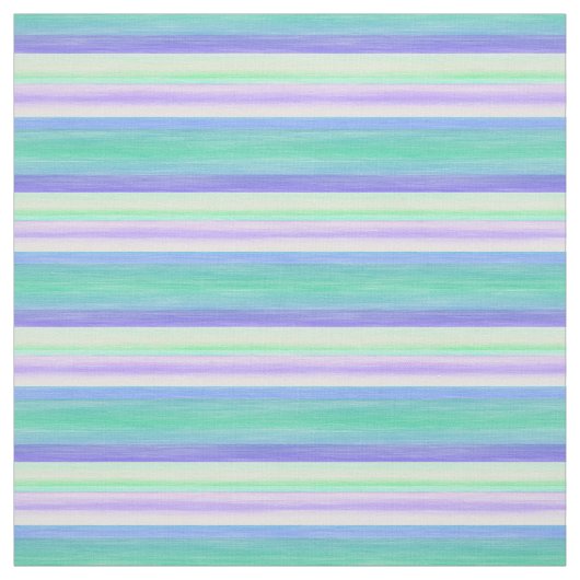 Pink Violet Paars Turquoise Blue Stripes Pattern Stof (Swatch)