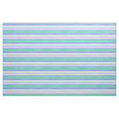 Pink Violet Paars Turquoise Blue Stripes Pattern Stof (Fat Quarter)