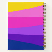 Pink Violet Yellow Journal Notities personaliseren Notitieboek (Achterkant)