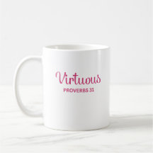 Pink Virtuous Woman Spreuken 31 Koffie Mok