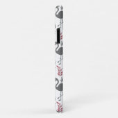 Pink Vlingo seamless pattern flowers, leaves Case-Mate iPhone Case (Achterkant/rechts)