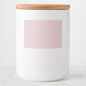 pink voedselcontainer etiket (Voorkant)