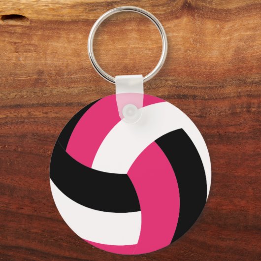 Pink Volleyball Keychains Bulk Cheap Girls Player Sleutelhanger (Achterkant)