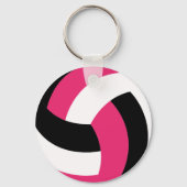 Pink Volleyball Keychains Bulk Cheap Girls Player Sleutelhanger (Achterkant)