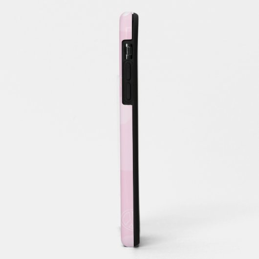 pink vredesteken Case-Mate iPhone case (Achterkant/links)