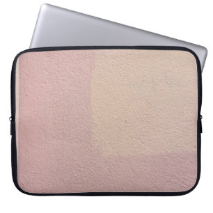 PINK WALL PAINT LAPTOP SLEEVE