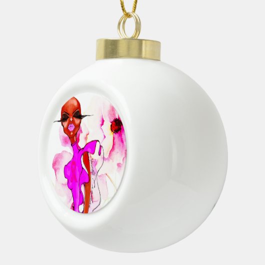 PINK WARRIOR ORNAMENT (Rechts)