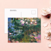 Pink Water Lilies (1917) Claude Monet Briefkaart