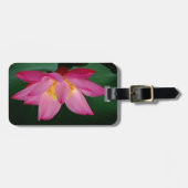 Pink Water Lily in Full Bloom Bagagelabel (Voorkant horizontaal)