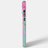 Pink Watercolor Floral Case-Mate iPhone Case (Achterkant / Links)
