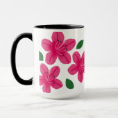 Pink Watercolor Flower Mug Mok (Links)