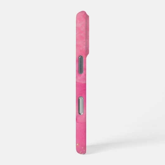 Pink Watercolor Linktree | iPhone Hoesje (Rechterkant)