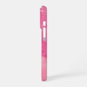 Pink Watercolor Linktree | iPhone Hoesje (Linkerkant)