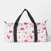 Pink Watercolor Wildflower  Plunjezak (Voorkant)