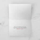 Pink Waterlily Sympathie Kaart (Binnen)