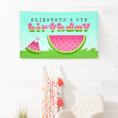 Pink Watermelon Birthday Picnic Party Spandoek (Insitu)