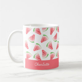 Pink Watermelon Personalized Koffiemok