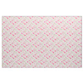 Pink Waterverf Floral Garden Pattern Fabric Stof (Fat Quarter)