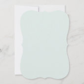 PINK WATERVERF FLOWER bruiloft Kaart (Achterkant)