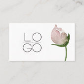 PINK WATERVERF ROOS LOYALTY KAART VISITEKAARTJE (Achterkant)