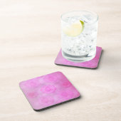 PINK Waterverf rozen Onderzetter (Rechterzijde)