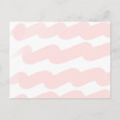 Pink Wave Waterverf Meisje Foto Dank u Postcar Briefkaart (Achterkant)