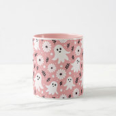 Pink Wavy Halloween Mok (Midden)