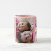 Pink We Love You Nanny 2 Fotocollage Oma Mok (Midden)