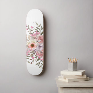 Pink Wedding Bouquet Persoonlijk Skateboard