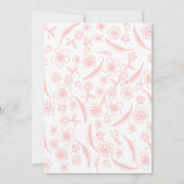 pink wedding kaart (Achterkant)