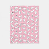 Pink Westies Fleece Blanket Deken (Voorkant)