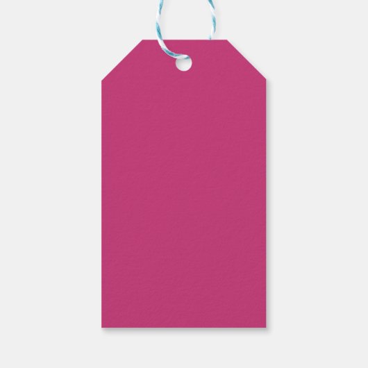 Pink Whale Gift Label Cadeaulabel (Achterkant)