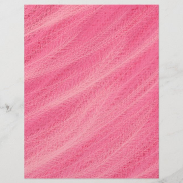 Pink Wheat Fields Scrapbook Paper 2-Sided Page (Voorkant)