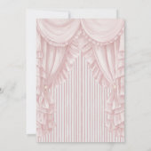 Pink Whimsical Elegant Baby Shower Kaart (Achterkant)