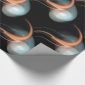 PINK WHITE ALIEN PEARLS CADEAUPAPIER (Hoek)