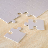 Pink, White, and Gray Florals Legpuzzel (Zijkant)