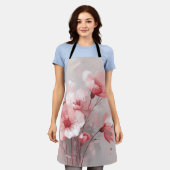 Pink, White, and Gray Foral Schort (Gedragen)