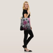 Pink, White Black Dandelions  Tote Bag (Op model)