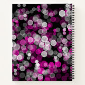 Pink White Bubble dankbaarheidsjournaal Notitieboek (Achterkant)