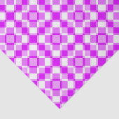 Pink White Checker Argyle Pattern Tissuepapier (Detail)