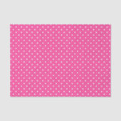 PINK & WHITE EASTER POLKA DOTS TISSUEPAPIER (Voorkant)