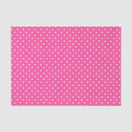 PINK & WHITE EASTER POLKA DOTS TISSUEPAPIER