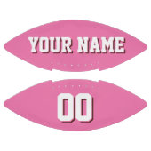 PINK WHITE EN BROWN Custom Football (Panelen)