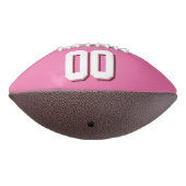 PINK WHITE EN BROWN Custom Football (Gedraaid 270)