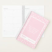 Pink/White Floral Block Quote | Fully Customizable Planner (Display)