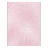 Pink White Gingham Tafelkleed (Voorkant)