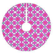 Pink & White Kerstboom Rok (Voorkant)