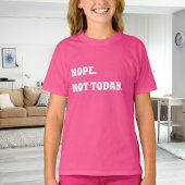 Pink white quote girl t-shirt
