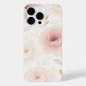 Pink & White Rose Phone Case – Floral Protective  iPhone Hoesje (Achterkant)