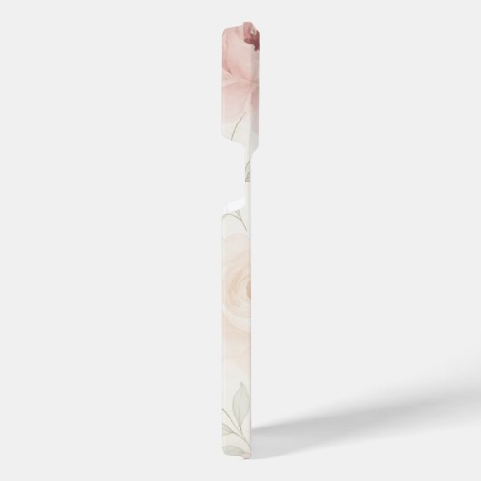 Pink & White Rose Phone Case – Floral Protective  iPhone Hoesje (Rechterkant)